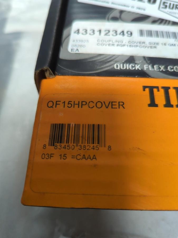 TIMKEN,QF15HP,QM COUPLING COVER SIZE 15 NOS