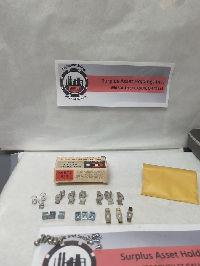CUTLER-HAMMER,6-1-3,CONTACT SET 3-POLE SIZE 0 NOS
