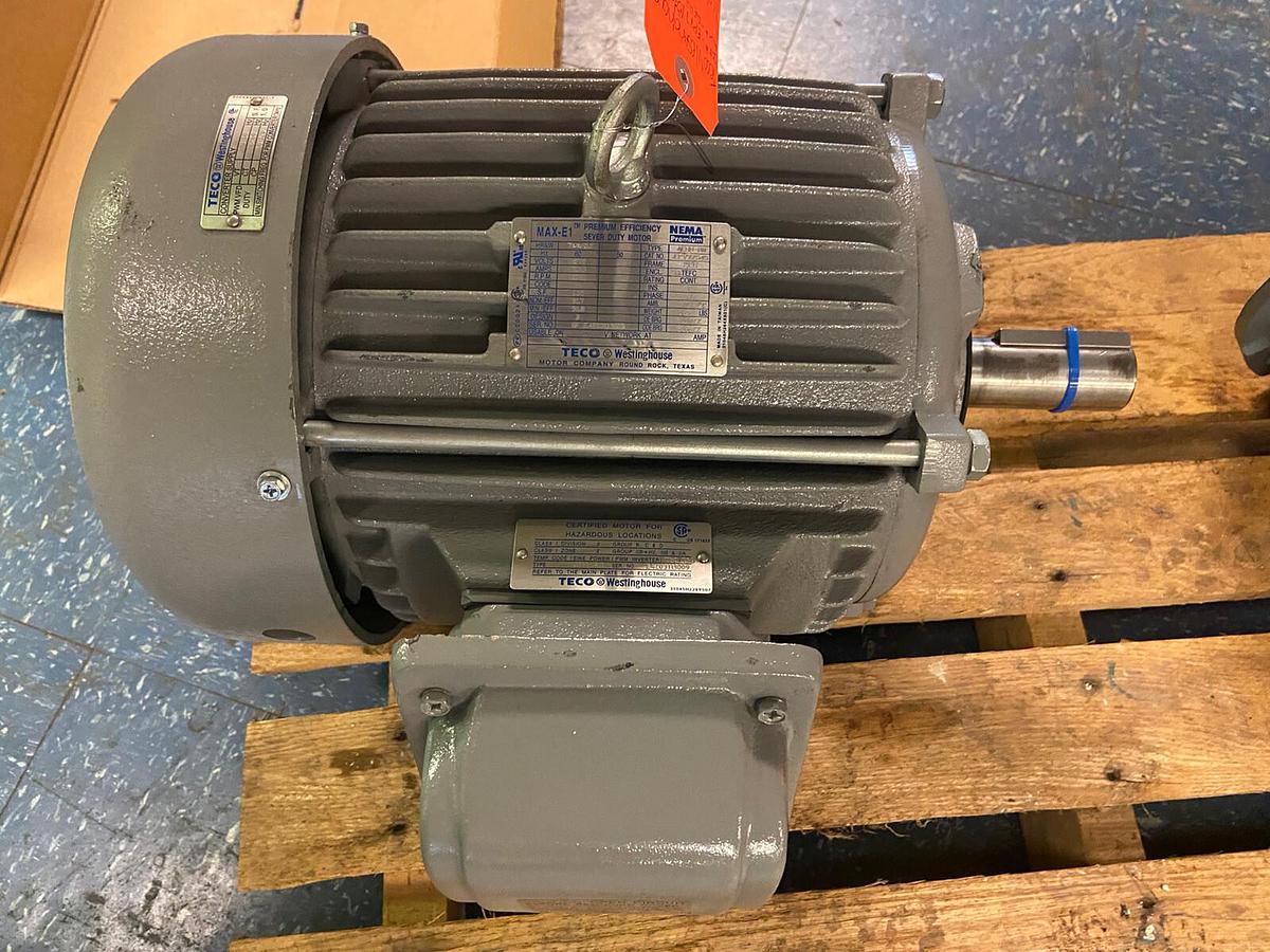 TECO Westinghouse,EPV7/545,7-1/2Hp Severe Duty Motor 1760RPM 575V 213T AEHH-8N