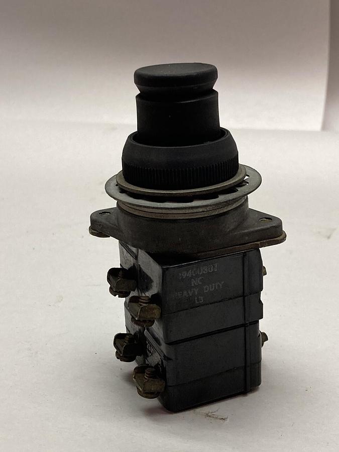Used General Electric,2940U310,Contact Block Push Button