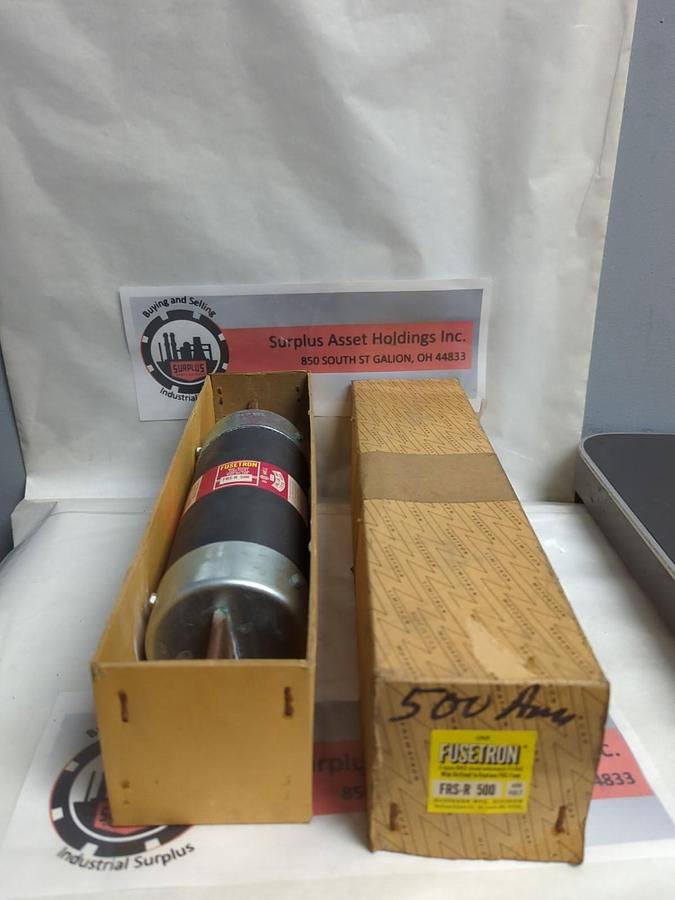 COOPER BUSSMANN,FRSR500,FUSETRON 500 AMP FUSE NOS