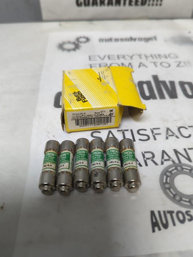 COOPER BUSSMANN,FNQ-R-8,TRON 8 AMP FUSES BOX OF 6 NOS