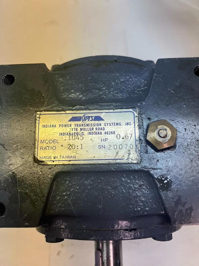 Used IPTS,1045,GEAR REDUCER 0.67HP RATIO 20
