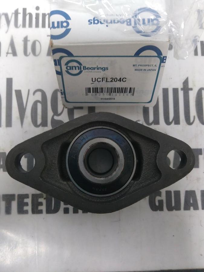 AMI BEARINGS,UCFL204C,FLANGE MOUNT BEARING 2-BOLT 20MM BORE9W/ FLIGER SEAL) NOS
