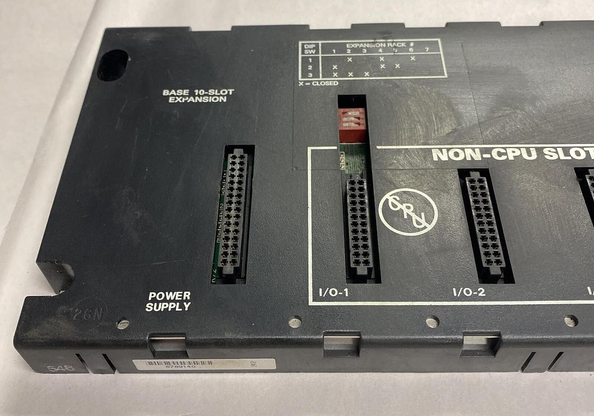 Used GE FANUC,IC693CHS392J,Base 10-Slot Expansion