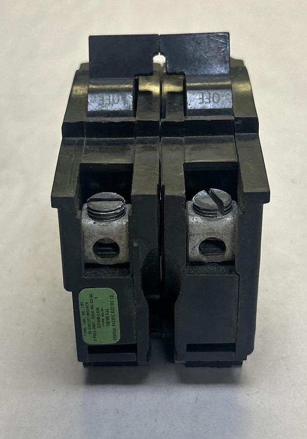 Used FEDERAL PACIFIC,NA215NI,CIRCUIT BREAKER 15A 120/240V 2P
