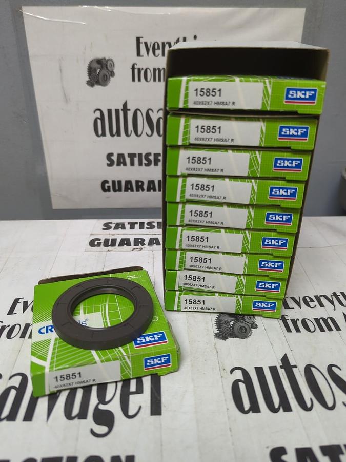 SKF,15851,OIL SEALS 40MM X 62MM LOT OF 10 NOS
