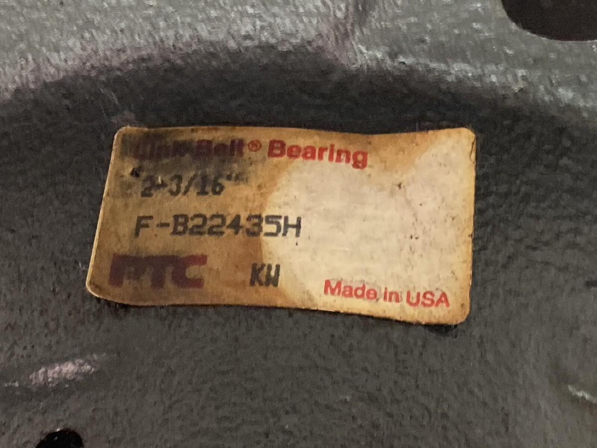 Used Link-Belt,F-B22435H,Spherical Roller Bearing 2-3/16 Inch