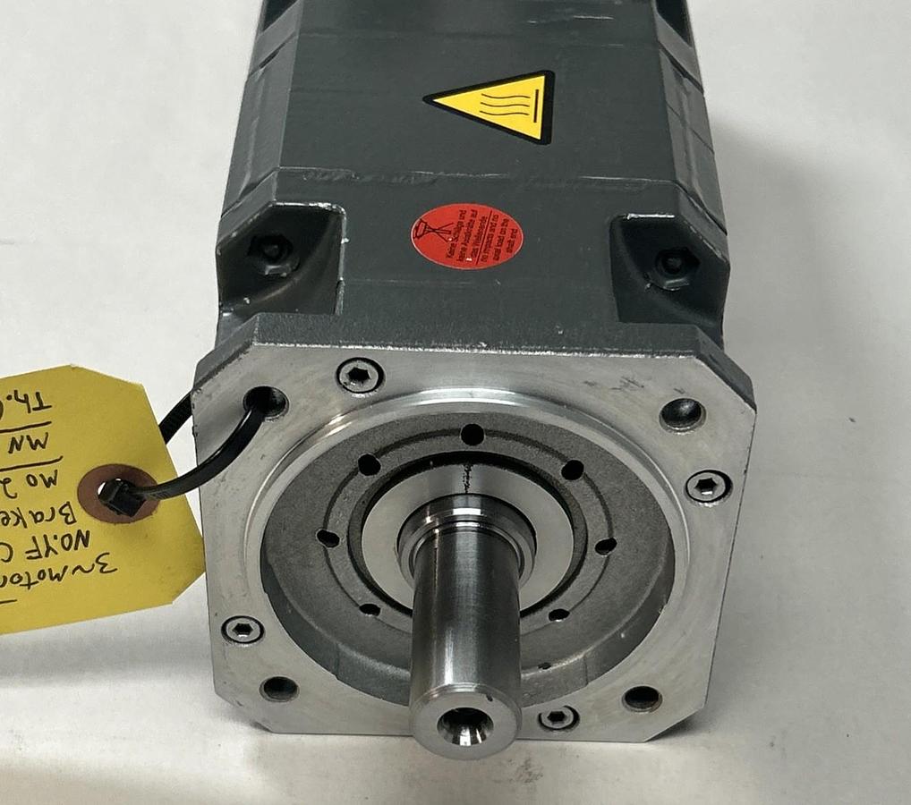 Used SIEMENS,1FT6041-4AK71-4AL0-Z,SERVO MOTOR 6000-7700 RPM 324V 24VDC BRAKE