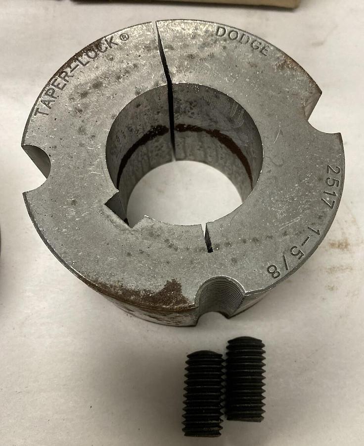 Baldor  Dodge,2517,Taper Lock Bushing 1-5/8 IN LOT OF 2 NOS