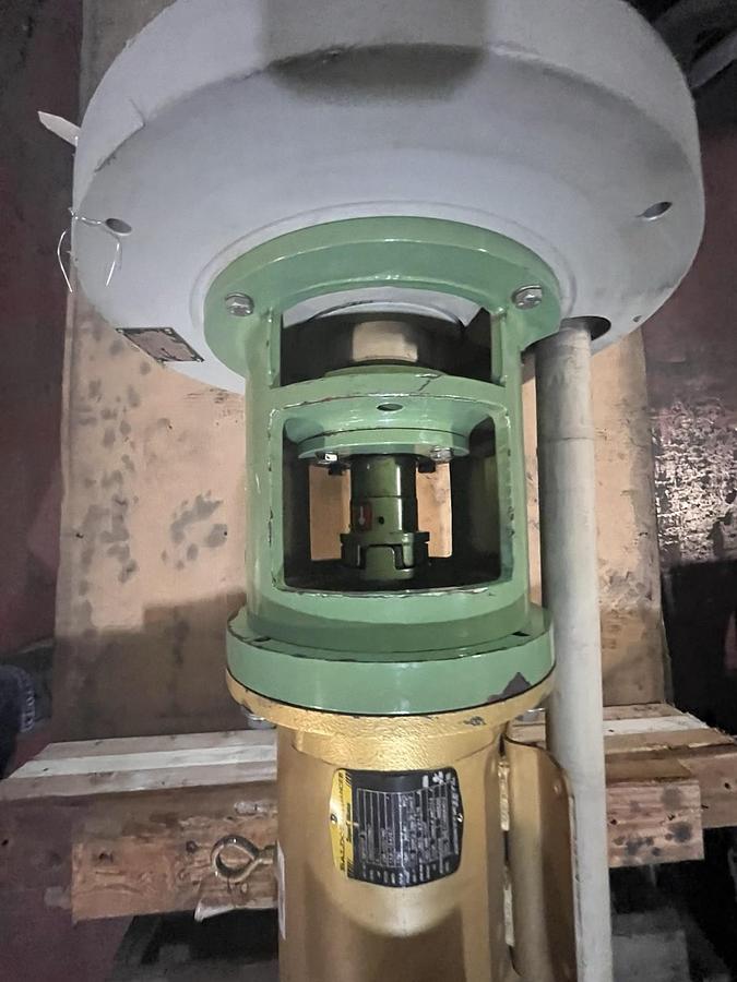 Used MUNSCH,TNP-KL 65-10-160,VERTICAL CHEMICAL CENTRIFUGAL PUMP 20.5 M3/H 5HP 3PH