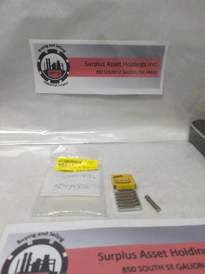 COOPER BUSSMANN,ABC-1,FAST ACTING 1 AMP FUSE LOT OF 6 NOS