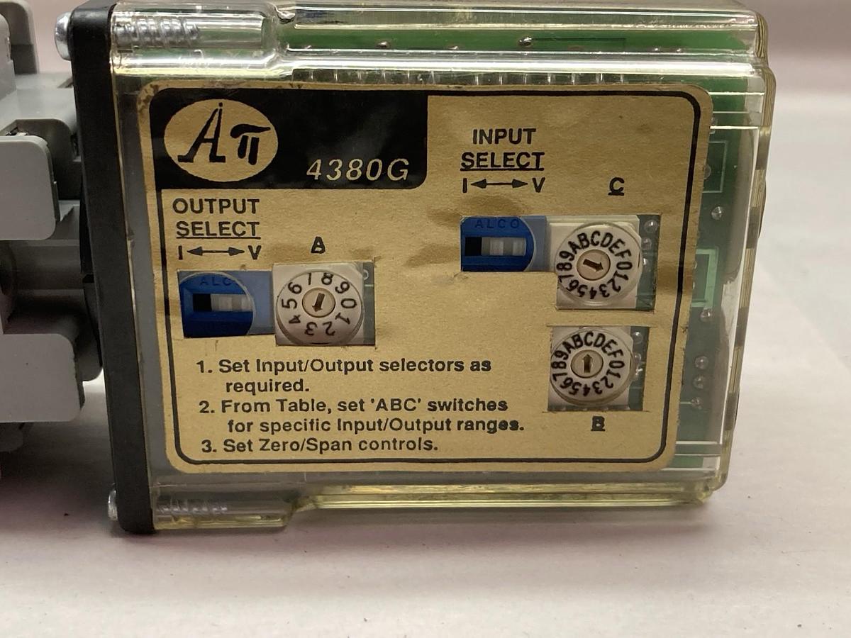 Used Absolute Process Instruments,4380G,Input/Output Module