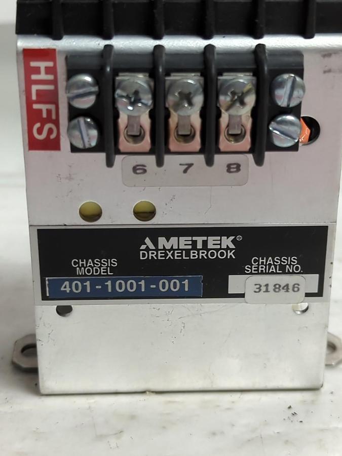 Used AMETEK,401-1001-001,CONTROL MODULE PRE-OWNED