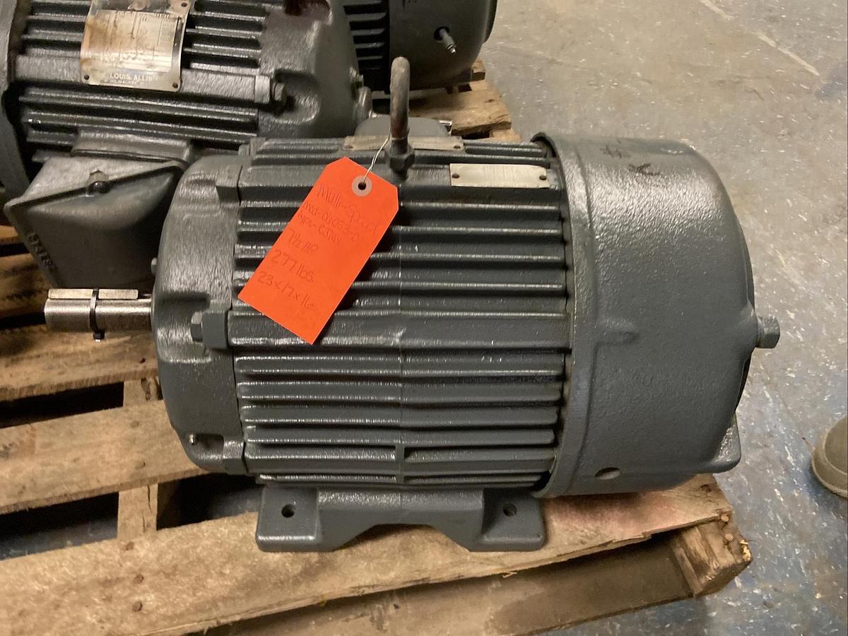 Used Multi-Speed,CJMX,7.5Hp Motor 1740RPM 440V Frame 254U