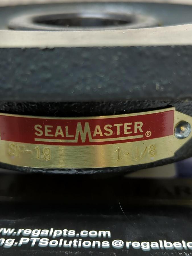SEALMASTER,SF-18,FLANGE MOUNT BEARING 4-BOLT BASE 1-1/8 INCH BORE NOS