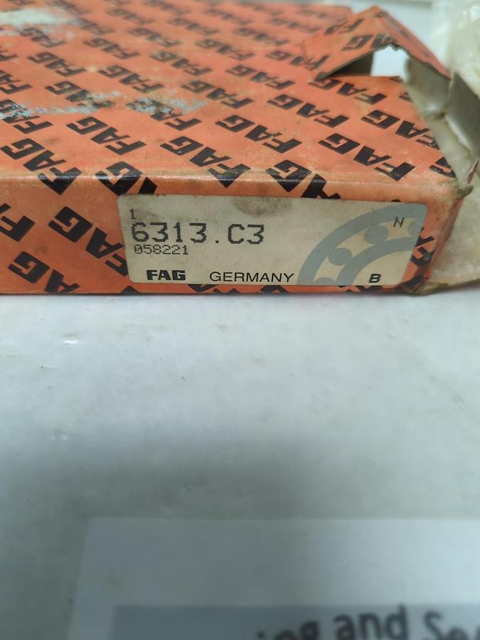 FAG,6313 C3,DEEP GROOVE BALL BEARING NOS