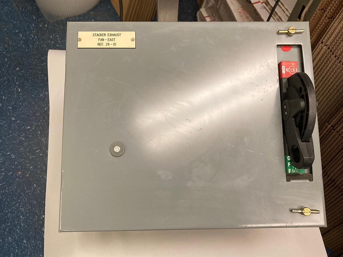 Used Allen Bradley,2100 2192F,30 Amp 12 INCH Fused MCC Disconnect Feeder Bucket