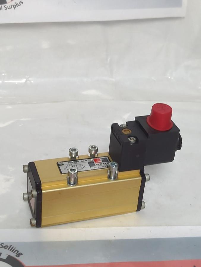 Used ROSS,W6076B2401,SOLENOID VALVE 2-10 BAR PRE-OWNED