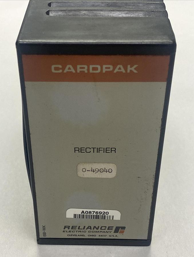 Used RELIANCE,0-49040,CONTROL RECTIFIER REFURBISHED