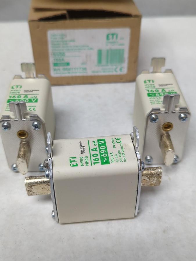 ALTECH,160NH00AM-6,FUSES 160 AMP  BOX OF 3 NEW
