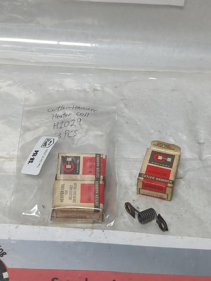 CUTLER HAMMER,H1029,HEATER COIL ELEMENT LOT OF 3 NOS