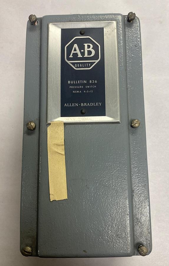 ALLEN BRADLEY,836-C12J,SER B PRESSURE CONTROLS SWITCH NOS