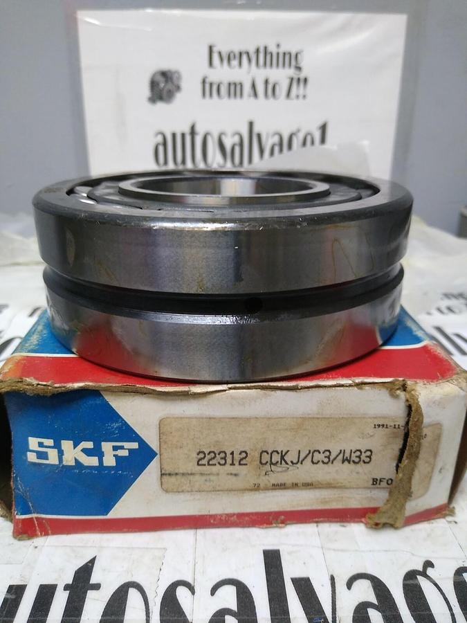SKF,22312 CCK/C3/W33,Spherical Roller Bearing NOS