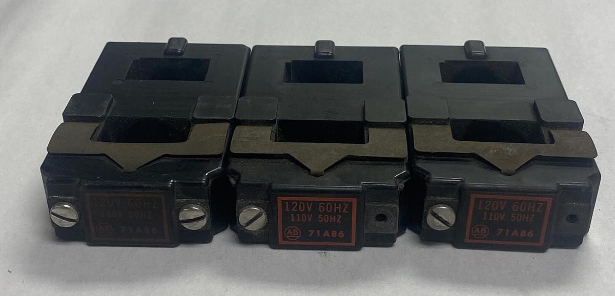 Allen-Bradley,71A86,Coil Size 1 120V 60Hz Lot Of 3 NOS