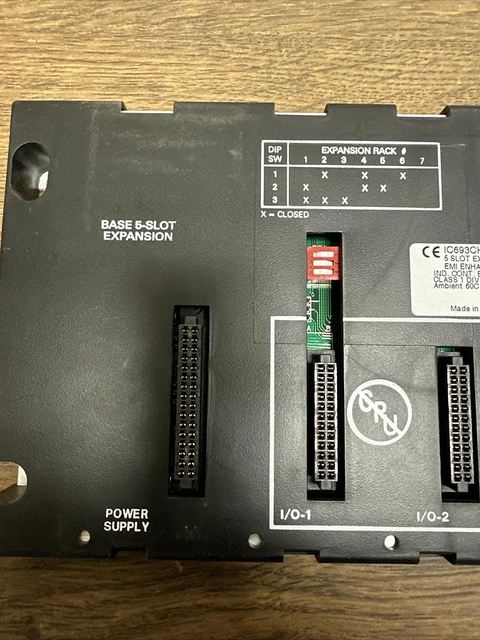 Used GE Fanuc,IC693CPU398H,5 Slot Expansion EMI Enhanced
