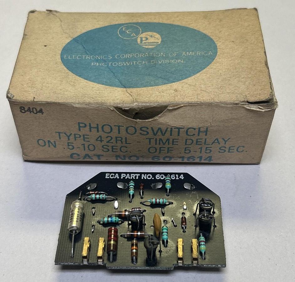 PHOTOSWITCH,60-1614,PHOTOELECTRIC TIMING/LOGIC MODULE NOS
