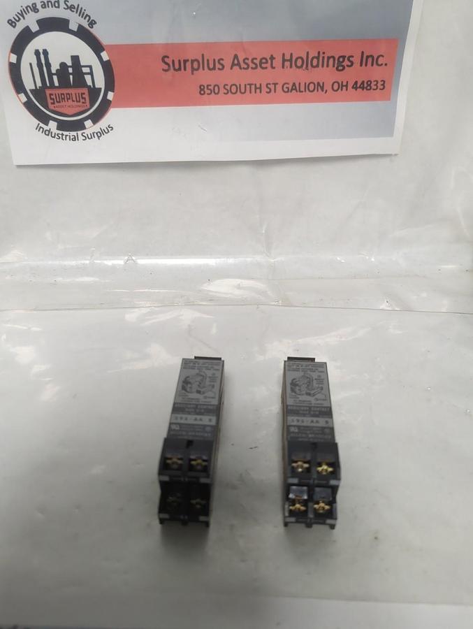 Used ALLEN BRADLEY,595-AA,AUXILIARY CONTACT SERIES B LOT OF 2 PRE-OWNED
