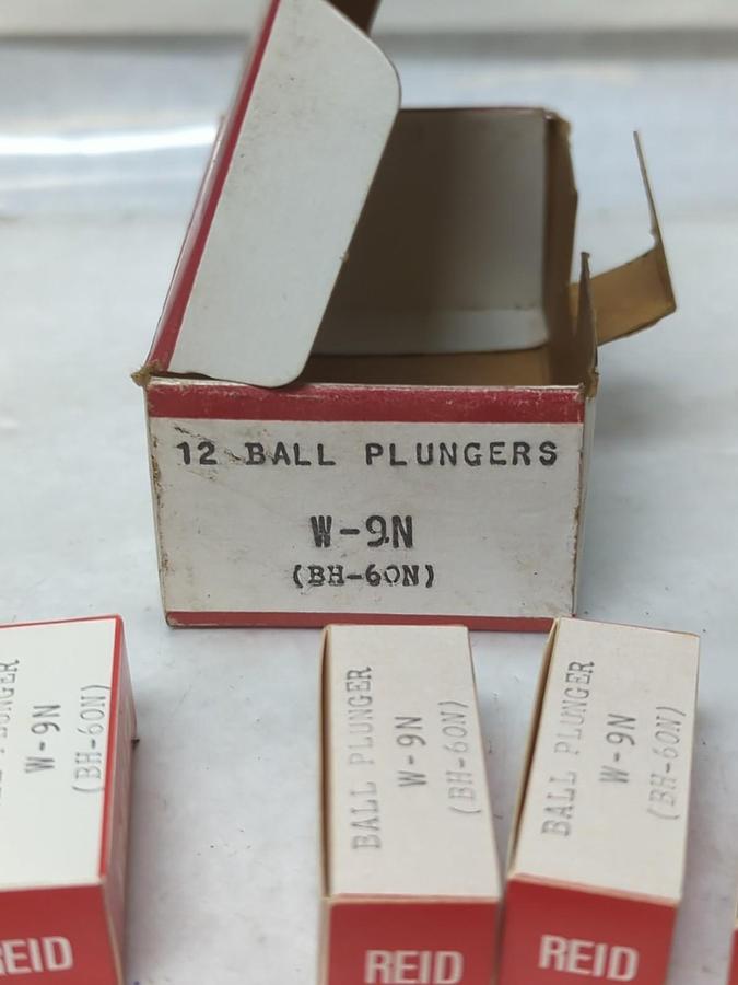 REID,W-9N,BALL PLUNGER BH-60N BOX OF 12 PCS NOS