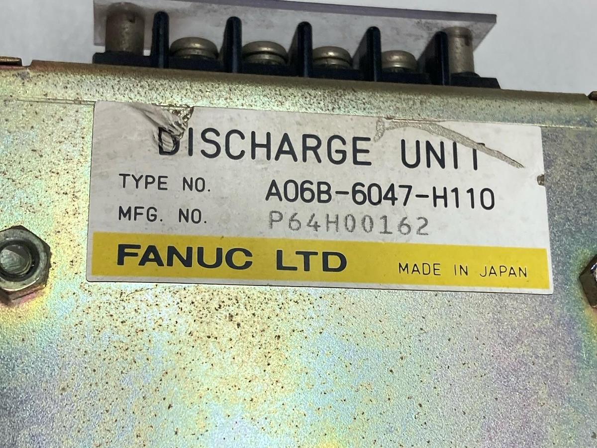 Used Fanuc,A06B-6047-H110,Discharge Unit