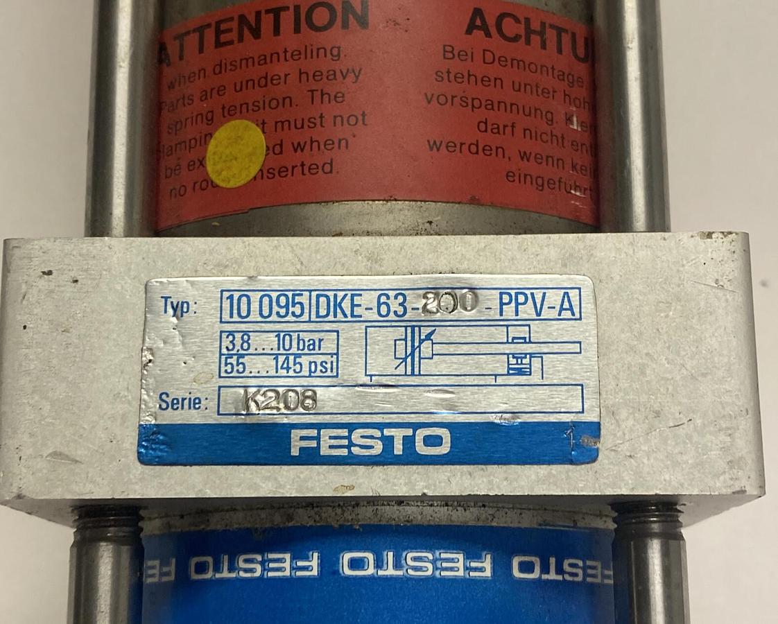 FESTO,DKE-63-200-PPV-A,PNEUMATIC CYLINDER NOS