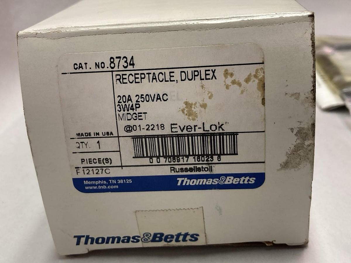 Thomas & Betts ABB,8734,Duplex Receptacle