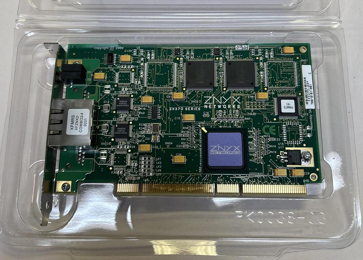 ZNYX,ZX372-A4,NIC FAST ETHERNET ADAPTER CIRCUIT BOARD NOS