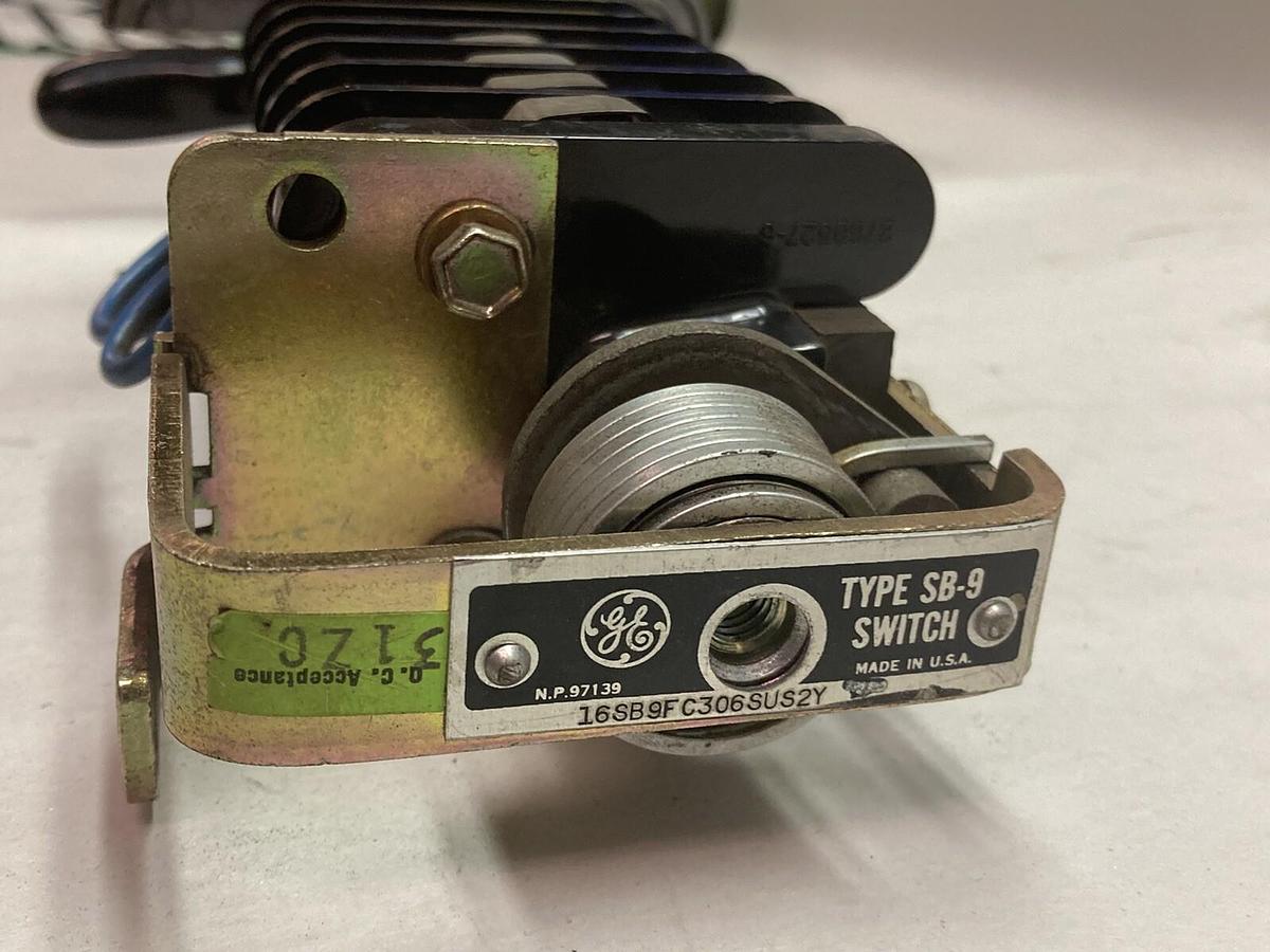 Used General Electric,16SB9FC306SUS2Y,Rotary Switch Type SB-9