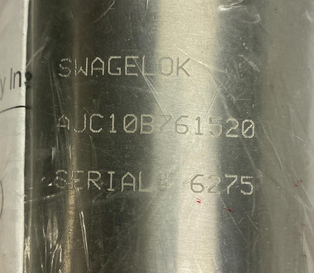 Used SWAGELOK,AJC10B761520,BUTTERFLY VALVE NEW