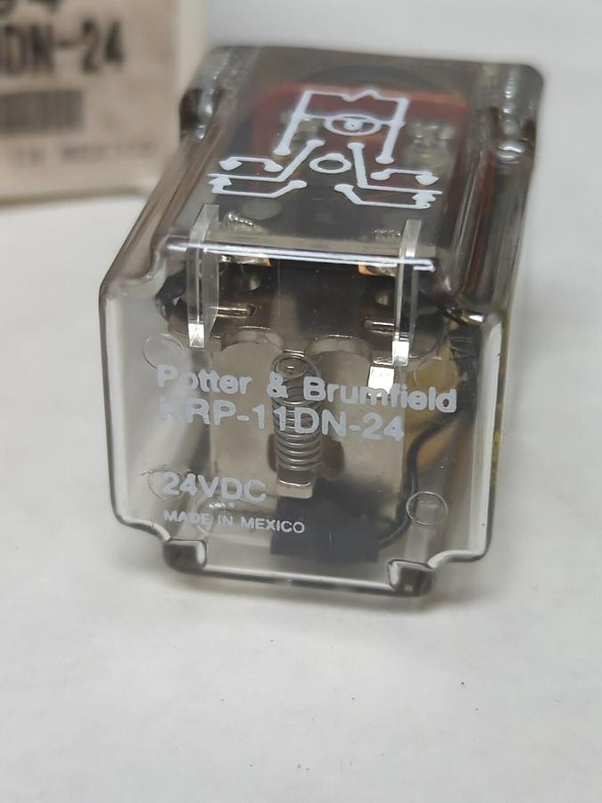 SIEMENS-POTTER & BRUMFIELD,KRP-11DN-24,PLUG-IN RELAY 11 PIN LOT OF 4 NOS