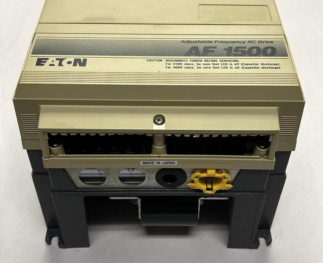 Used EATON DYNAMATIC,AF-150302-0480,ADJUSTABLE FREQUENCY DRIVE 3HP 480VAC