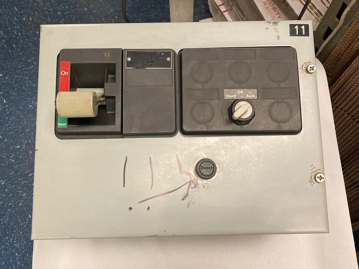 Used Westinghouse,Size 1  MCC 12 INCH Starter Bucket 3 Amps