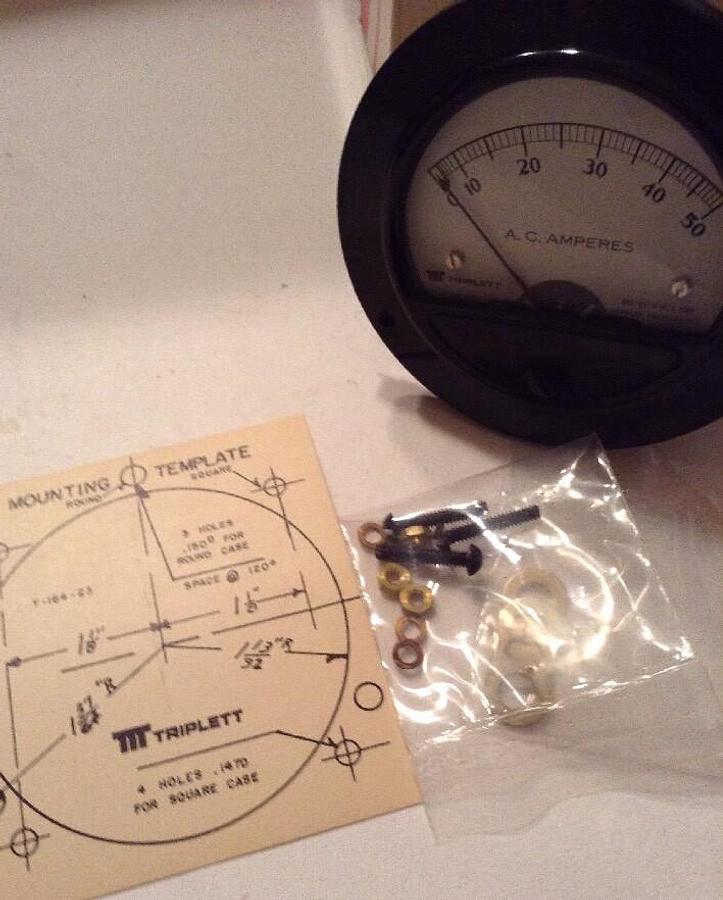 Triplett Panel Meters,Model 331S and Model 421, Rectifier Type