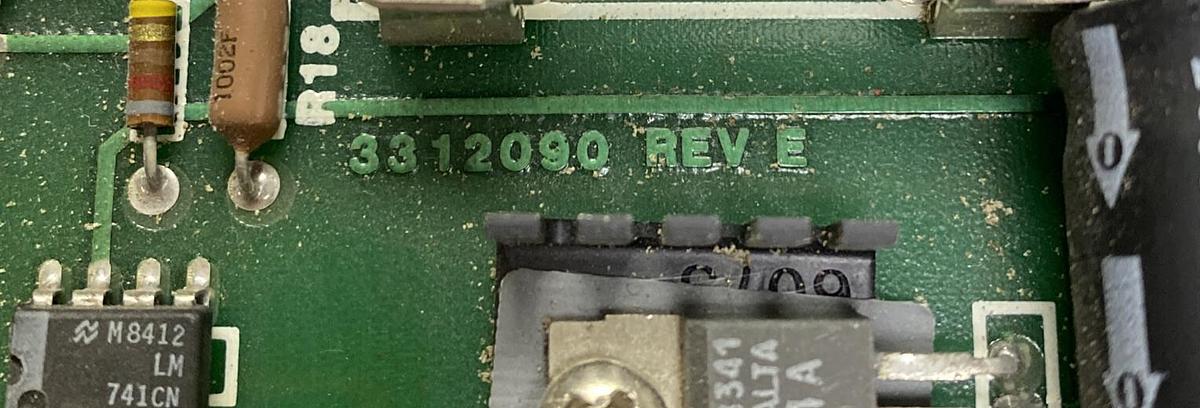 Used MARKEM,3312090,TEMPERATURE VOLT REGULATOR PC BOARD