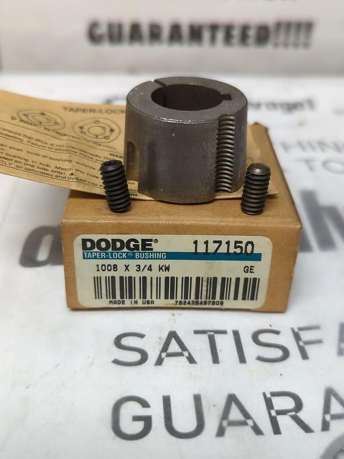 DODGE,117150 1008X3/4KW,TAPER-LOCK BUSHING NOS
