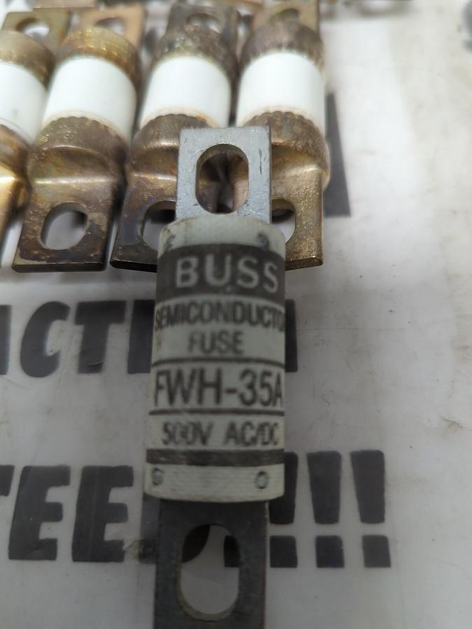 BUSSMANN,FWH 35,SEMICONDUCTOR FUSES..35A/500V LOT OF 10 NOS