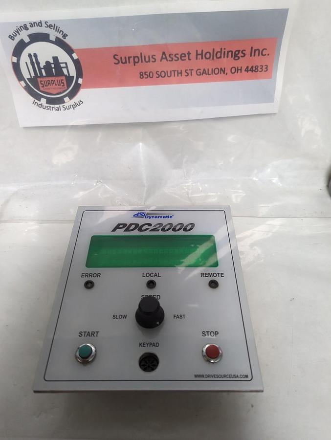 Used DYNAMATIC,15-2500-102,PDC2000 CONTROL PANEL PRE-OWNED