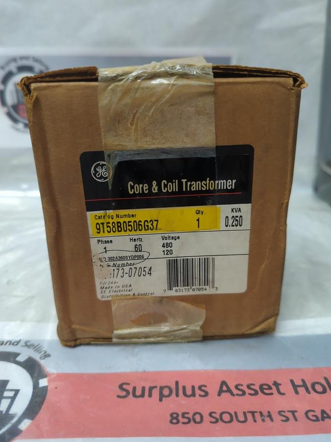 GE,9T58B0506G37,CORE & COIL TRANSFORMER .250 KVA 480 V 60 HZ NOS