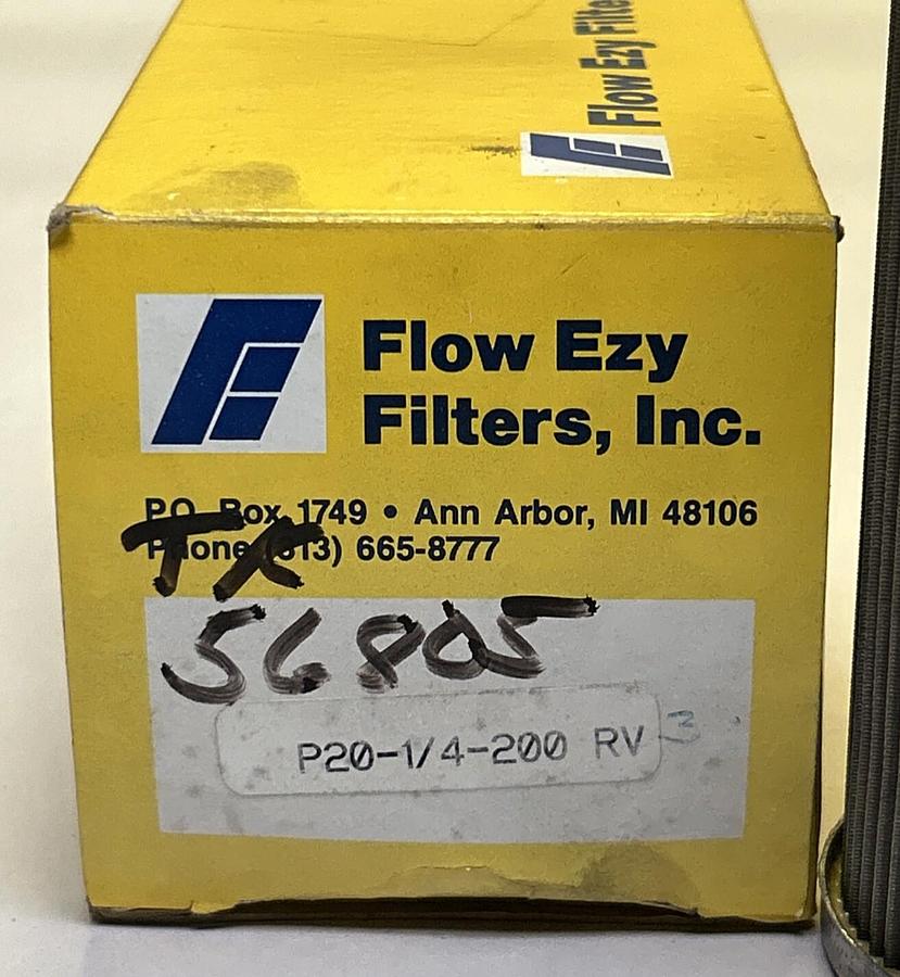 Used FLOW EZY FILTER,P20-1/4-200,NYLON END SUMP STRAINER NEW