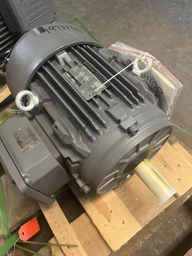 TECHTOP,GR3-CI-TF-184T-6-B-D-2,INVERTER DUTY MOTOR 2HP 1175RPM 3PH 184T